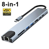 Branchement USB c 8 en 1